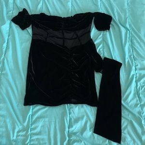 Shein velvet dress